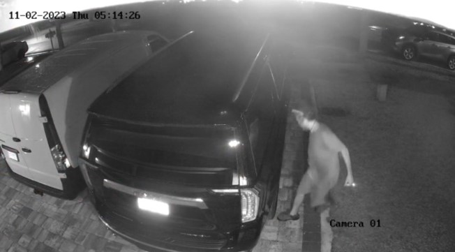 Florida man caught on camera slashing car tires, claims he was sabotaged, exposed to secret government info