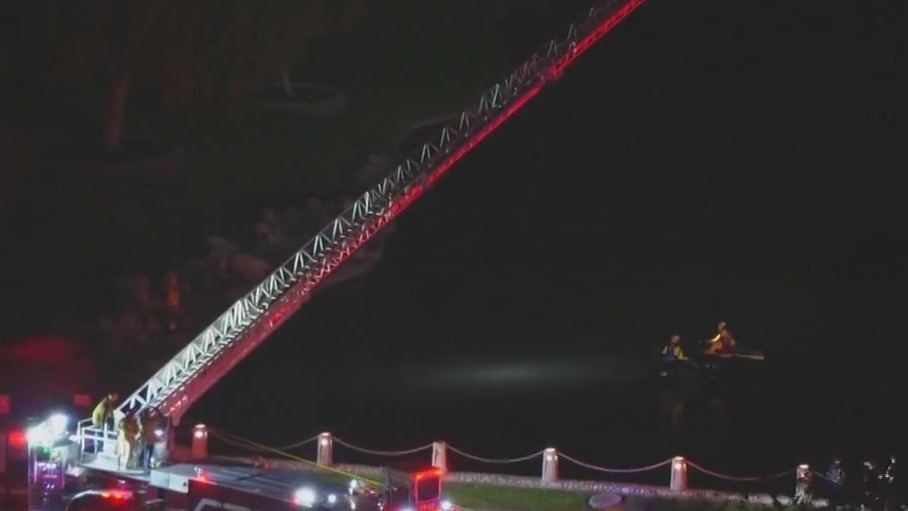 Woman’s body found in car submerged in Irvine lake