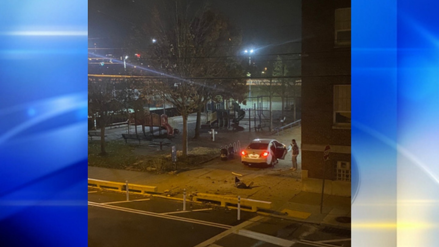 Car crashes into South Side park leaving mess behind & raising safety concerns