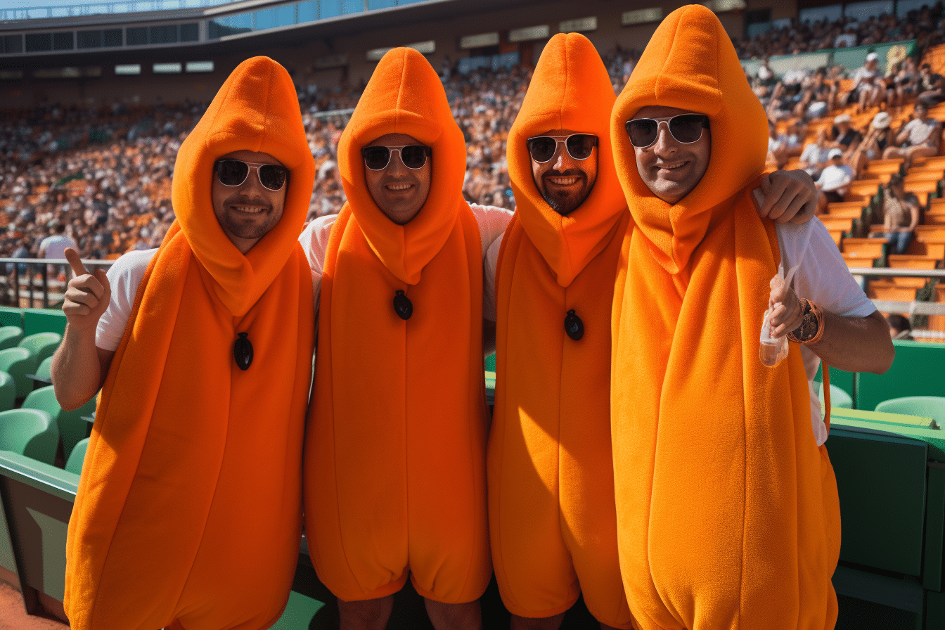 The Rise of the Carota Boys: Six Fans Turned a Tennis Stand into an Orange Field