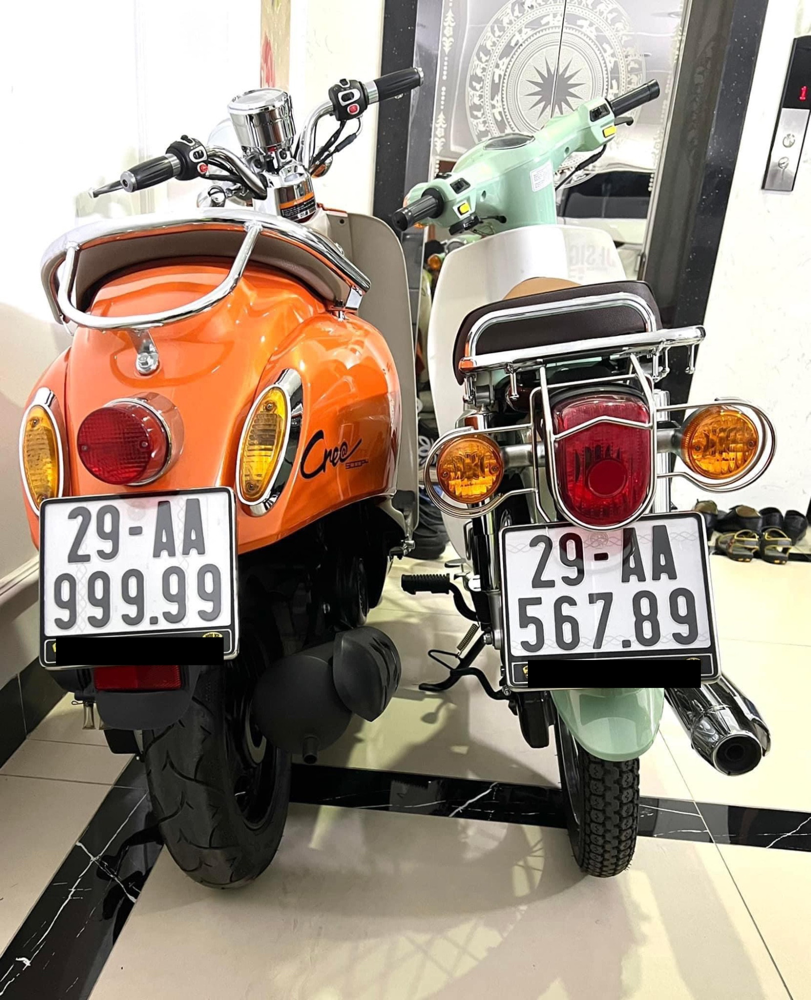 Honda Cub C125 biển sảnh rồng cực VIP giá nửa tỷ đồng