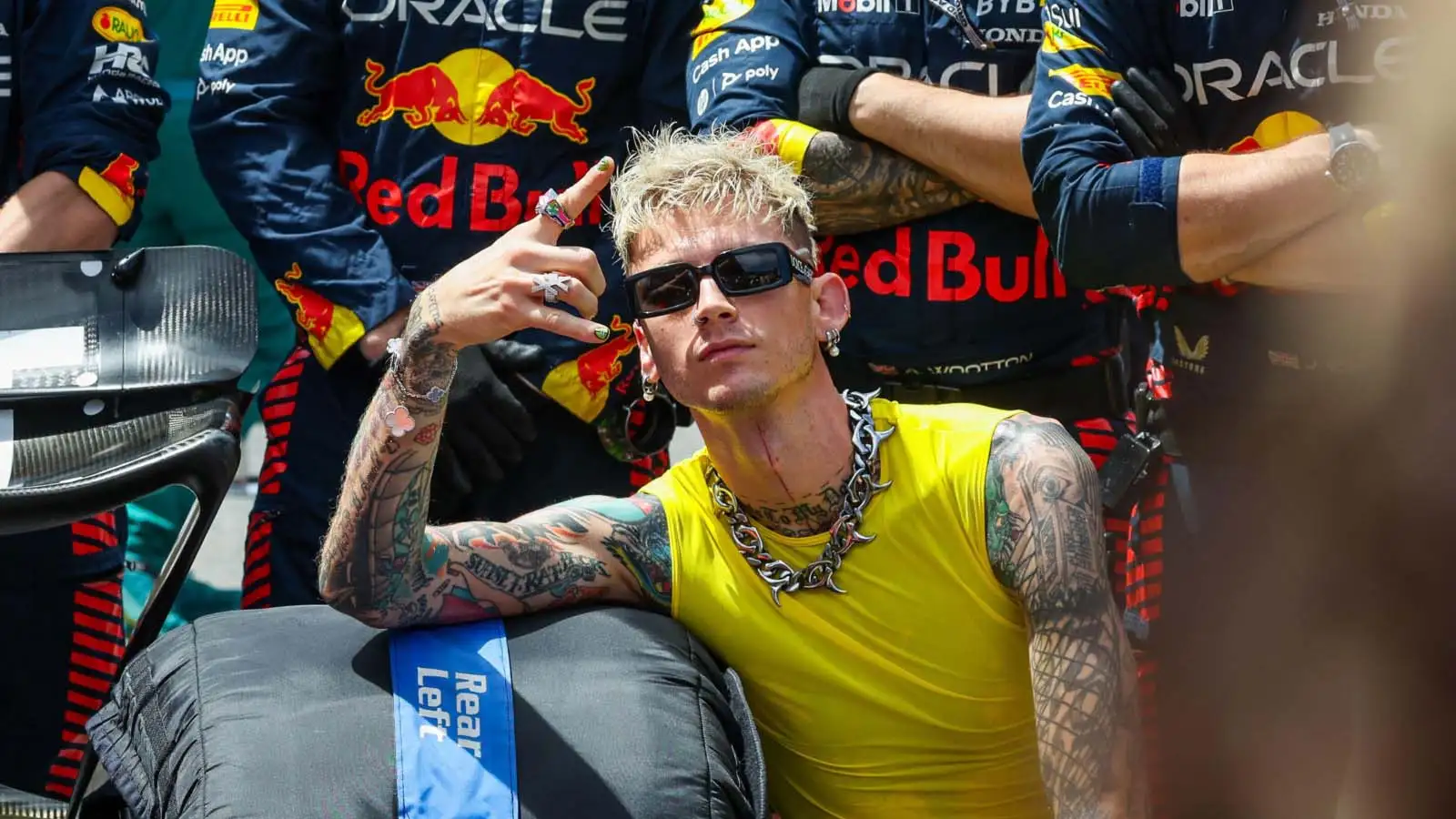 F1 Grid Walk of Shame: Machine Gun Kelly latest addition to celebrity sh*tlist