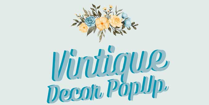 Roseville Vintique Decor PopUp at Veterans Hall on Black Friday & Small Business Saturday