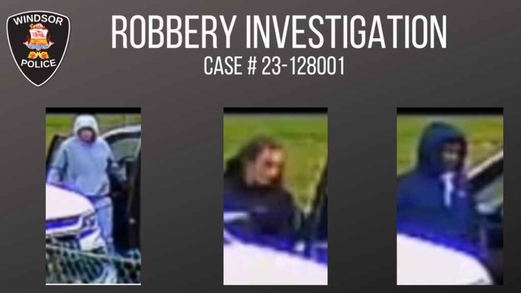 Windsor police release video footage of three suspects wanted in multiple carjackings