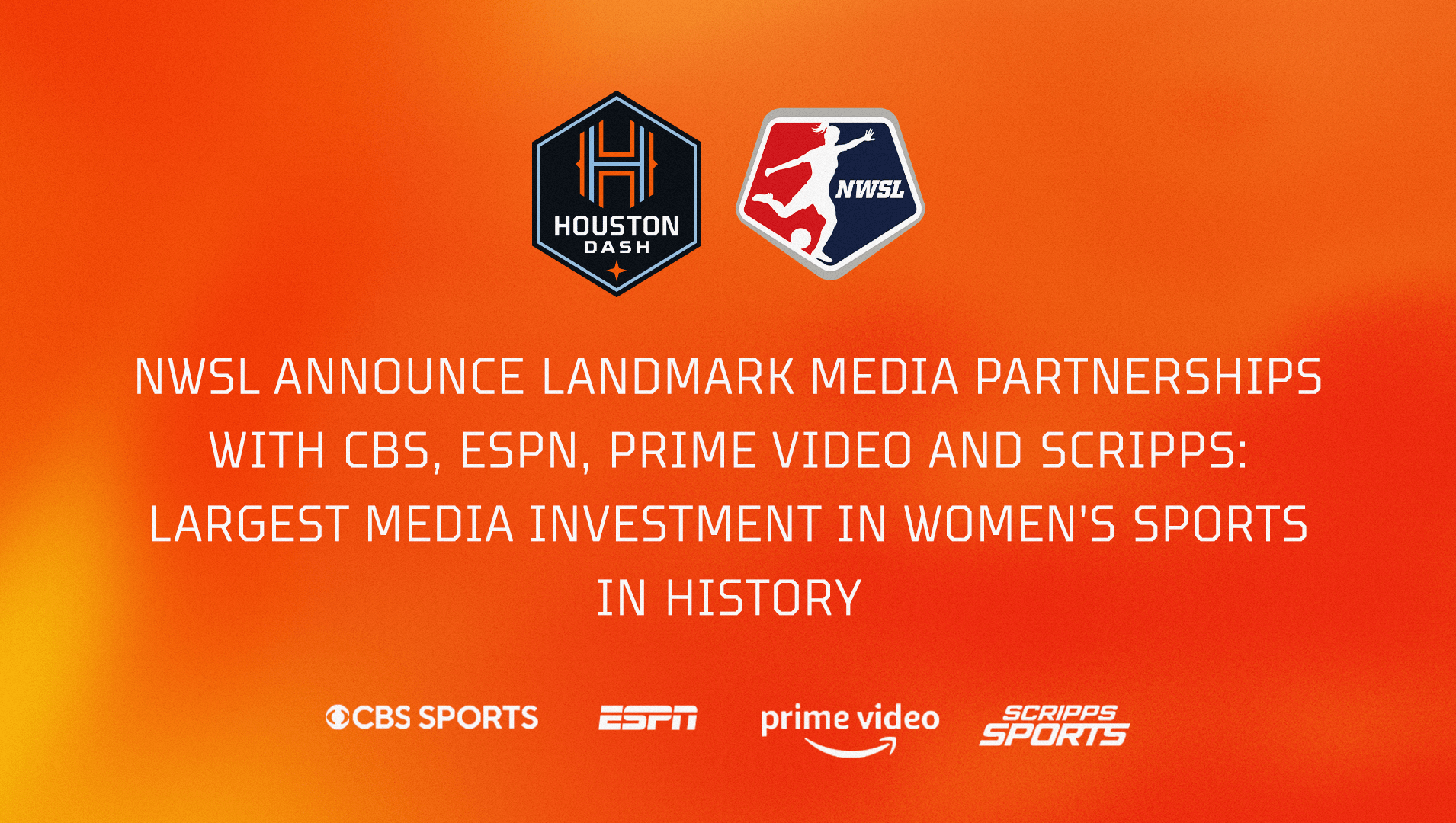 NWSL announces landmark media partnerships with CBS Sports, ESPN, Prime Video and Scripps Sports