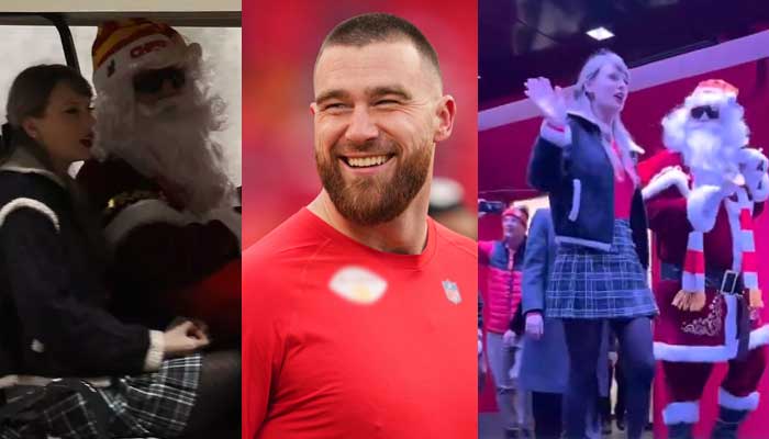 Taylor Swift’s Santa Visit to Travis Kelce’s Christmas Game Goes Viral