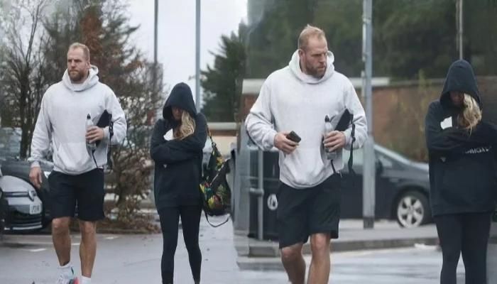 Chloe Madeley and James Haskell ‘Look Tense’ as They Leave the Gym After Their Divorce Joke