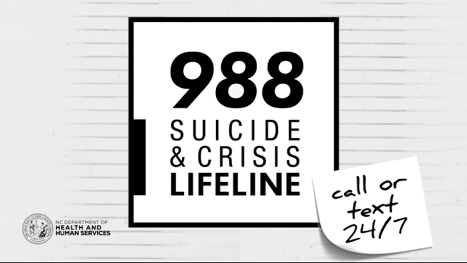 NCDHHS launches new support line for people experiencing mental illness, substance use disorder