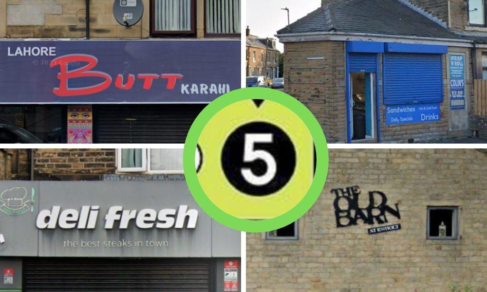 Latest food hygiene ratings reveled for nearly a dozen district eateries