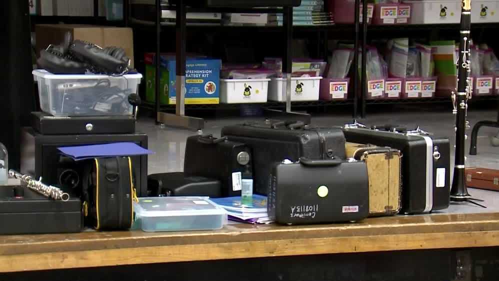 Local jazz artist, JCPS teacher donates musical instruments to JCPS schools