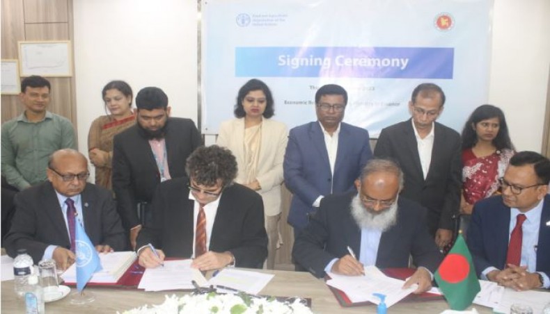 Govt, FAO sign deals to improve food, nutrition security in Bangladesh