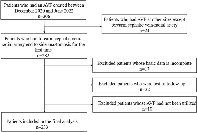 Risk factors for arteriovenous fistula dysfunction in hemodialysis patients: a retrospective study