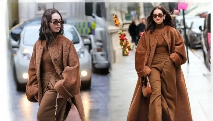 Downtown Abbey’s Lily James Looks Chic in Central London