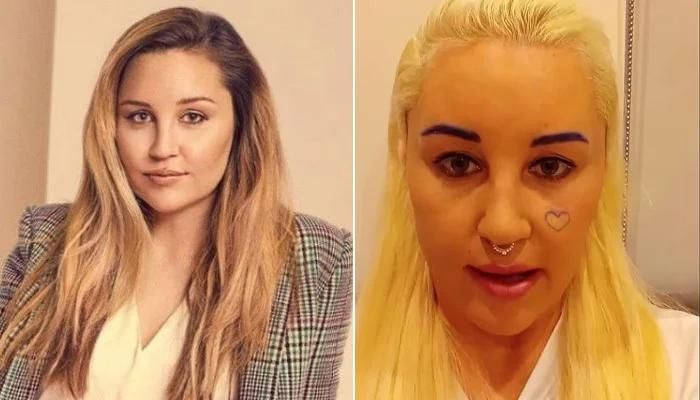 Amanda Bynes Discusses Her Facial Tattoo During the Premiere of Her Podcast