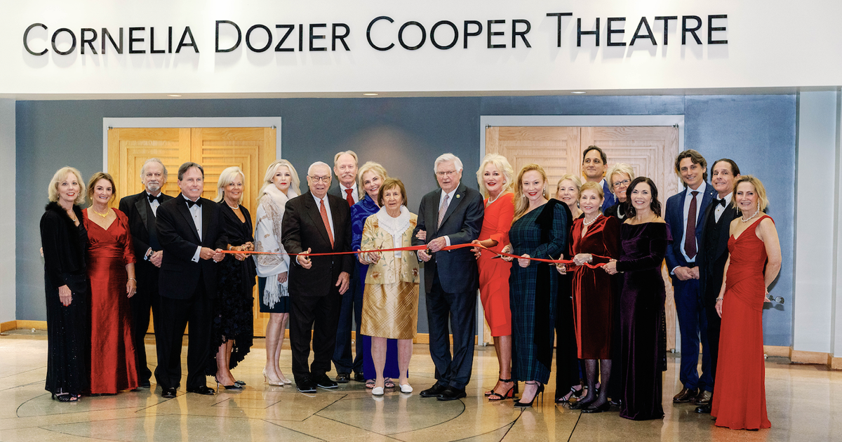 Center theater renamed in honor of Cornelia Dozier Cooper