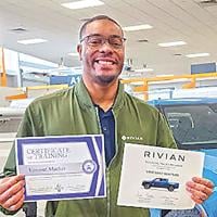 Mathis among grads of OHC Rivian training