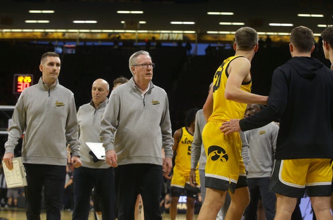 Iowa basketball coach Fran McCaffery ejected during Sunday’s game vs. Michigan
