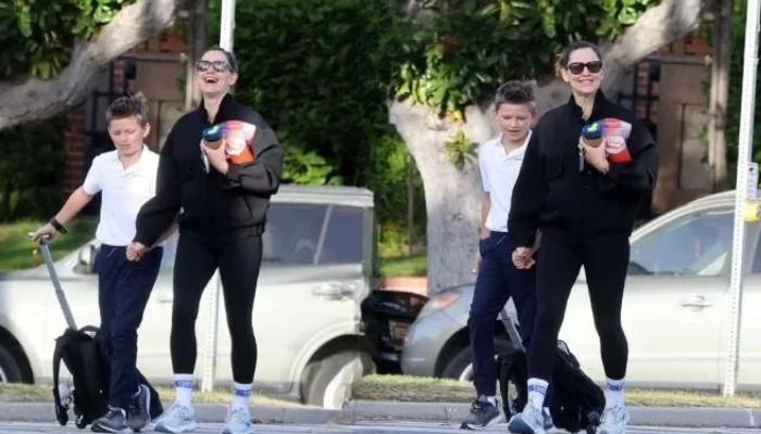 Jennifer Garner Laughs with Her Son Samuel in Los Angeles