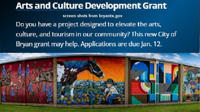 City Of Bryan Accepting Applications For New Arts And Culture Grant Program – WTAW