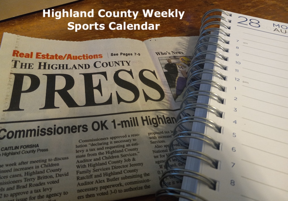 Highland County Sports Schedule: Dec. 4-9 | The Highland County Press