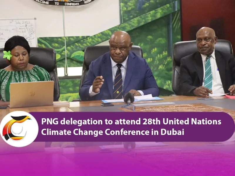 PNG attends COP28 in Dubai