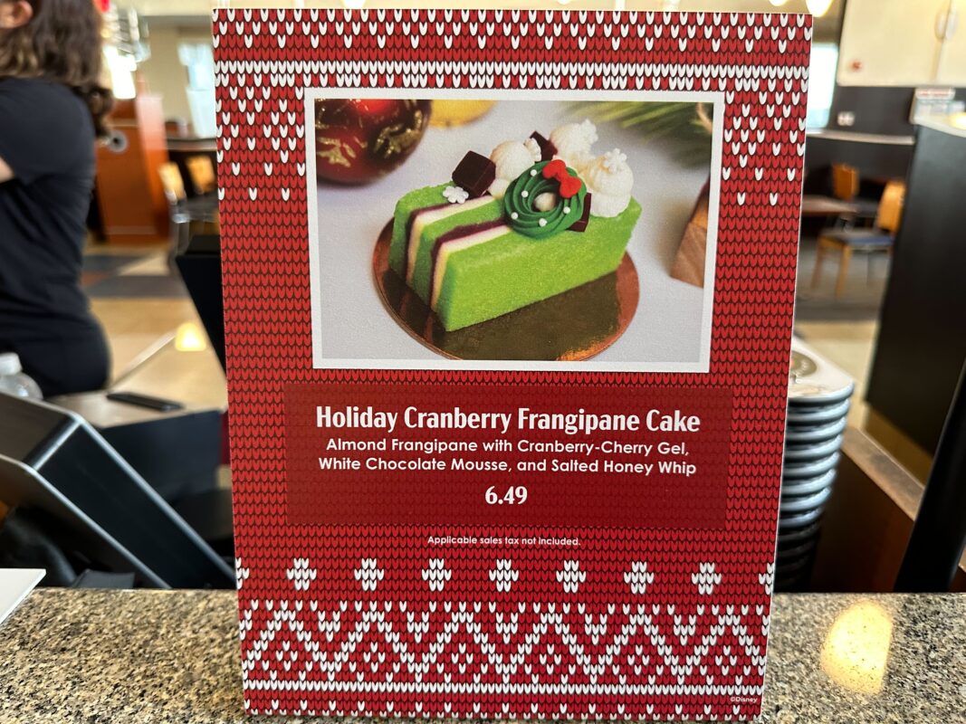 REVIEW: Celebrate the Season at Disney’s Contemporary Resort With NEW Holiday Cranberry Frangipane Cake