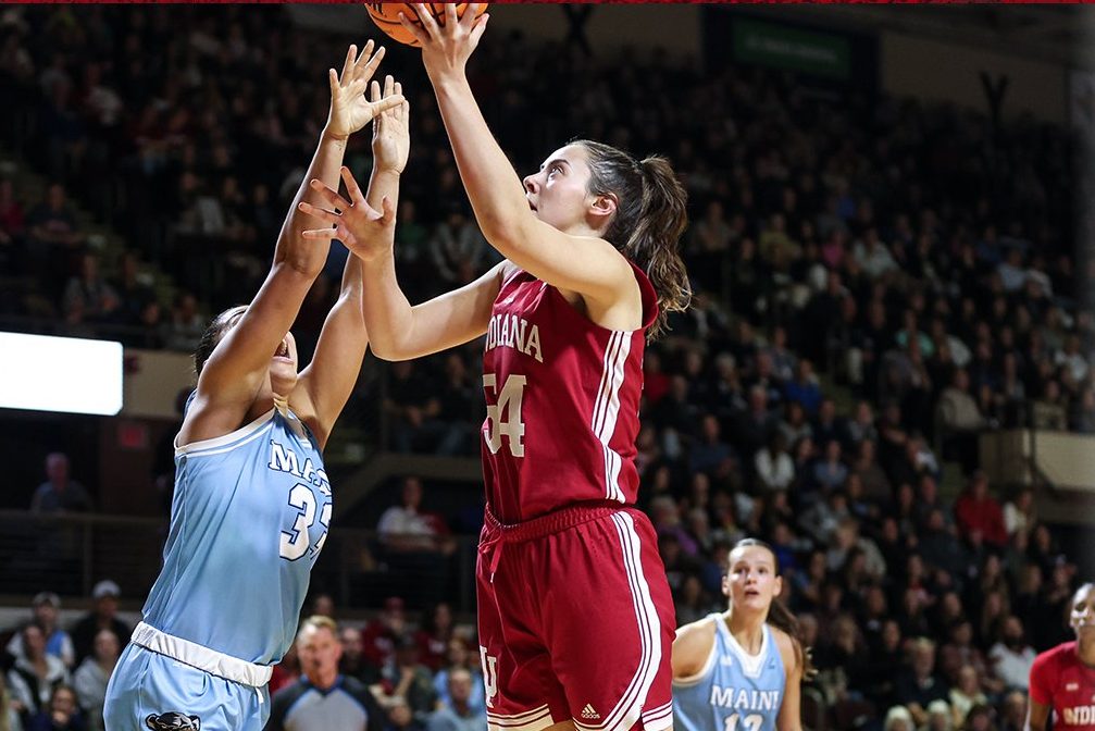 IU women’s basketball overcomes rough first half to beat Maine