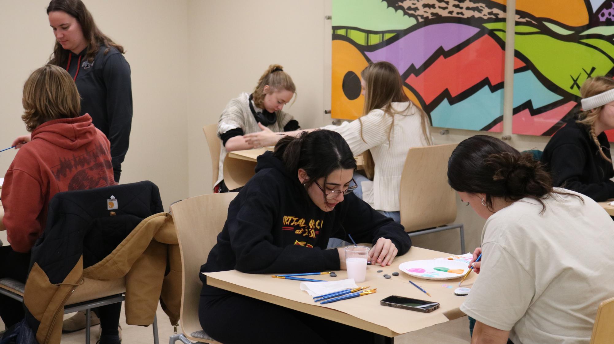Kindness rocks: Mental health event encourages students to get creative
