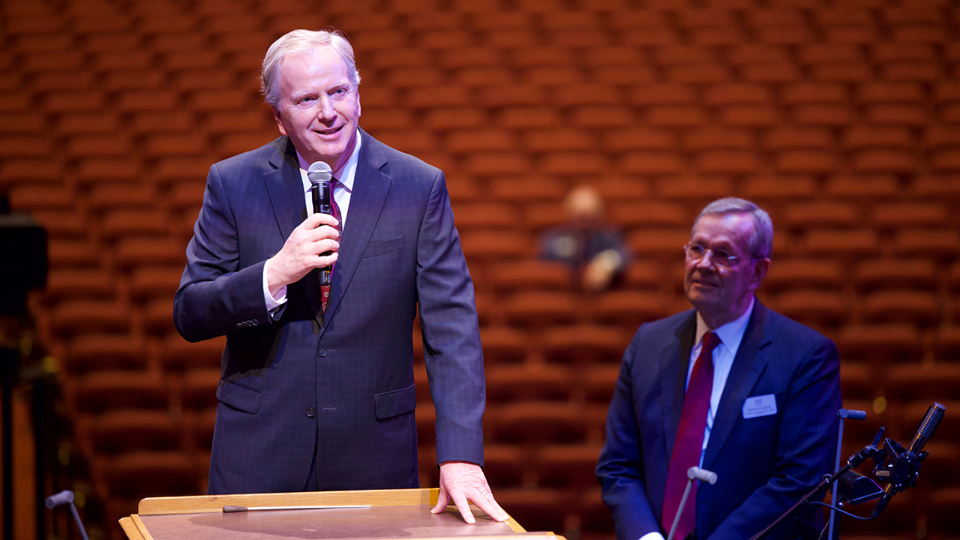 Lloyd D. Newell, the voice of Music & the Spoken Word, to retire