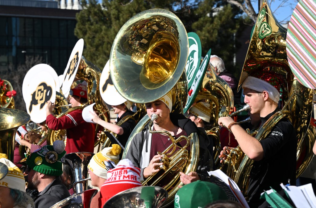 PHOTOS: 49th annual TubaChristmas at Denver’s Sculpture Park