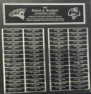 Our Rich History: The Robert Anthony Breinich Award and TMU’s men’s basketball program