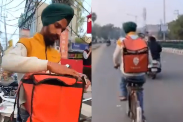 Punjab Food Delivery Boy Story: रोजाना ये शख्स चलाता है 40 KM साइकिल, Story जान हो जाएंगे Emotional