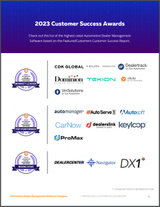 The Top Automotive Dealer Management Software According to the FeaturedCustomers Winter 2023 Customer Success Report