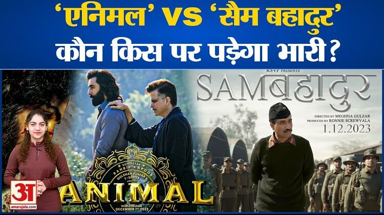 Ranbir Kapoor की Animal या Vicky Kaushal की Sam Bahadur, फैंस को किसकी मूवी आएगी पसंद