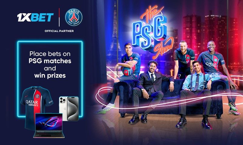 Take part in the 1xBet PSG Show promo and win top gadgets