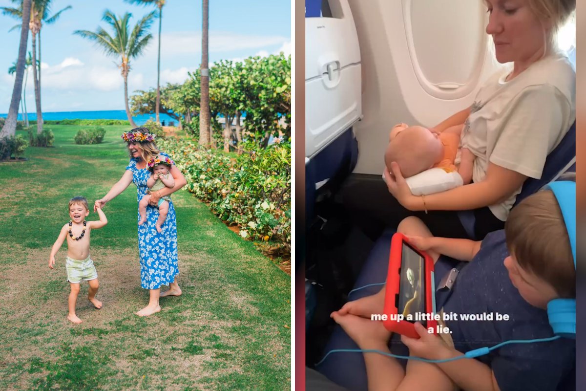 Flight attendant’s sweet gesture to mom traveling with kids: “At ease”