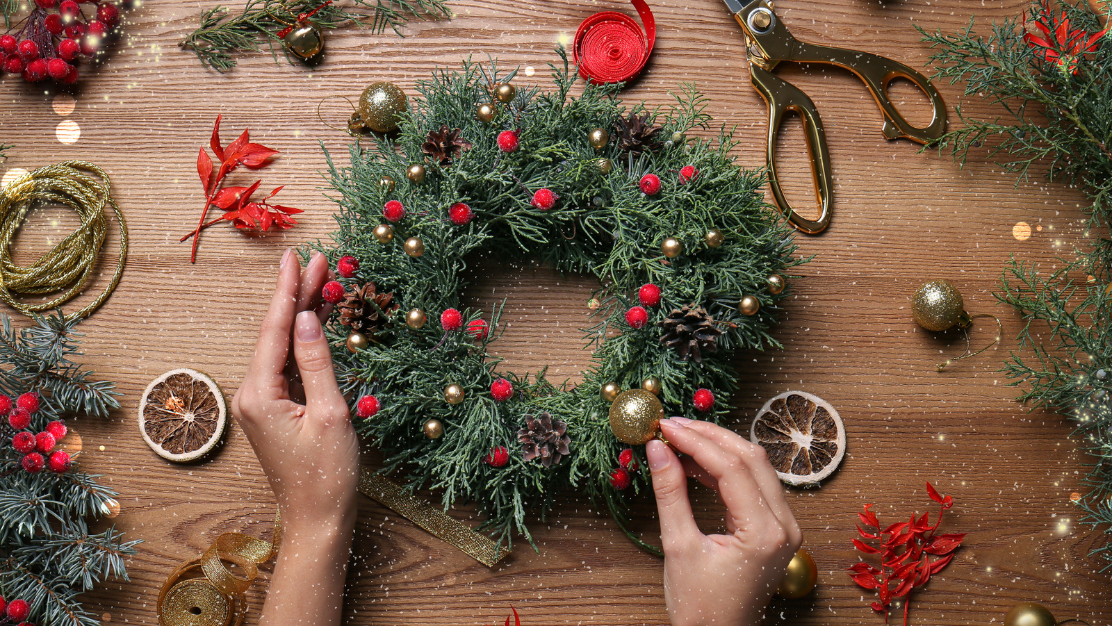 HGTV’s Emily Henderson Shows Us How To DIY A Beautiful Classic Christmas Wreath