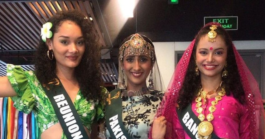 Thí sinh vẽ, khiêu vũ, múa lụa tại phần thi tài năng Miss Earth 2023