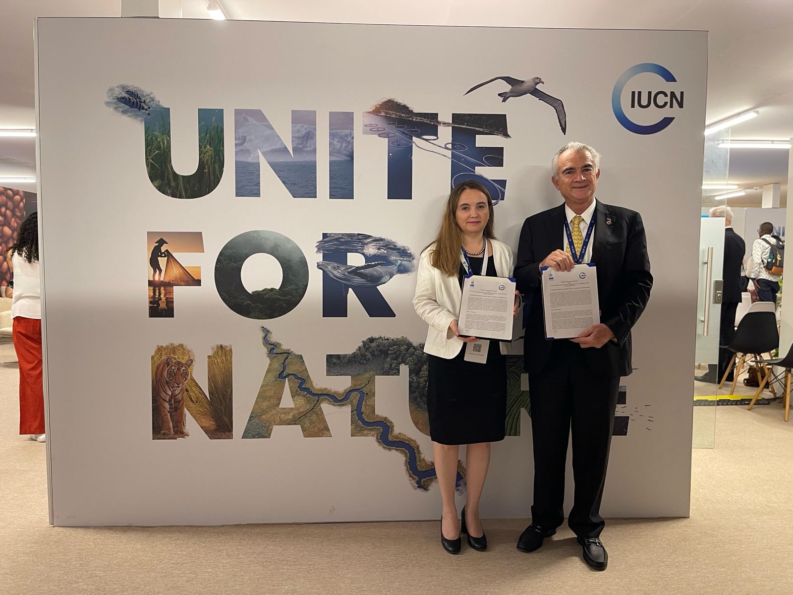 IUCN and ECLAC sign cooperation agreement for conservation and sustainable development in Latin America and the Caribbean at COP28, with emphasis on Escazu Agreement