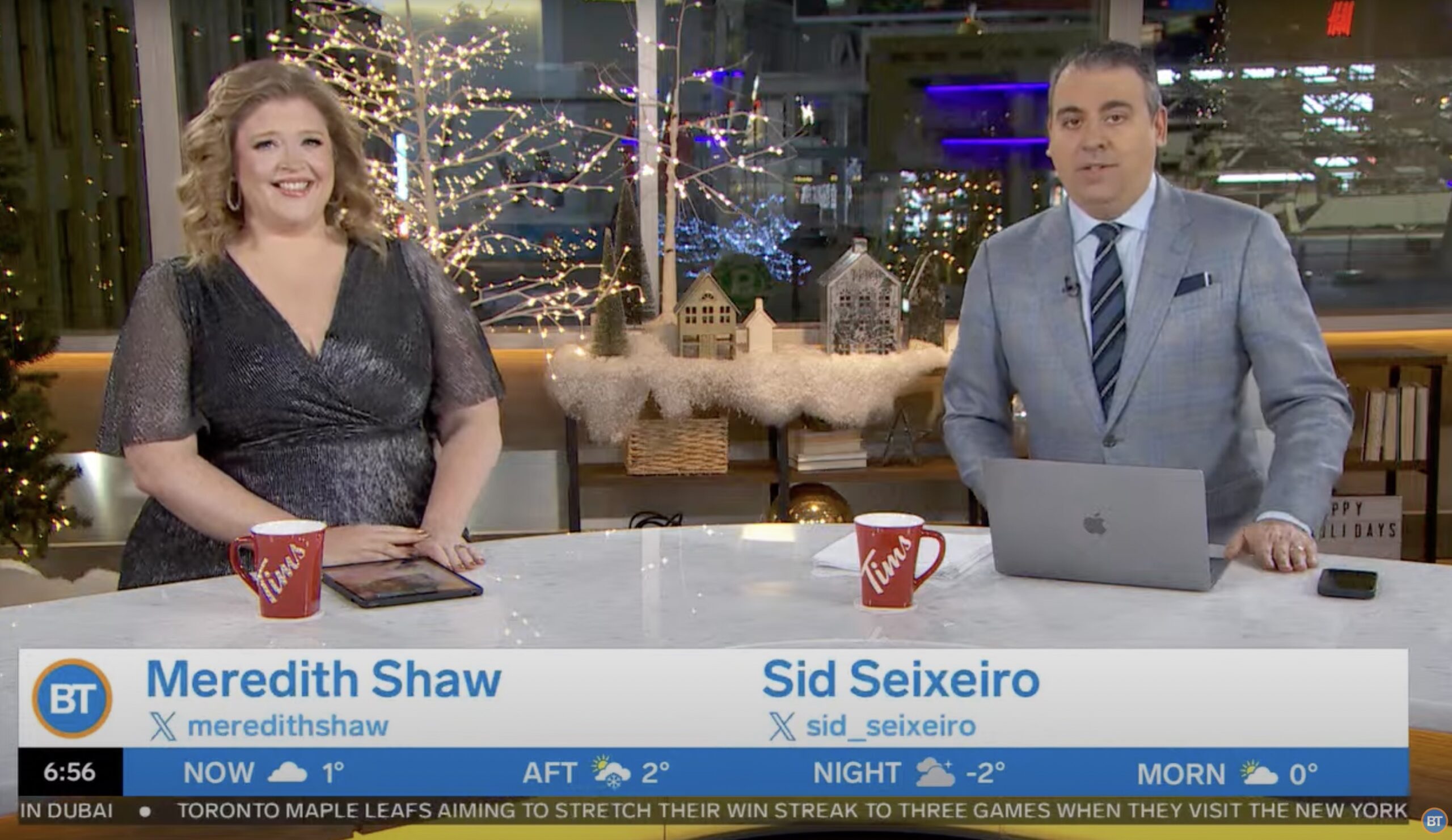 Breakfast Television’s Meredith Shaw reveals off-camera gift from Sid Seixeiro