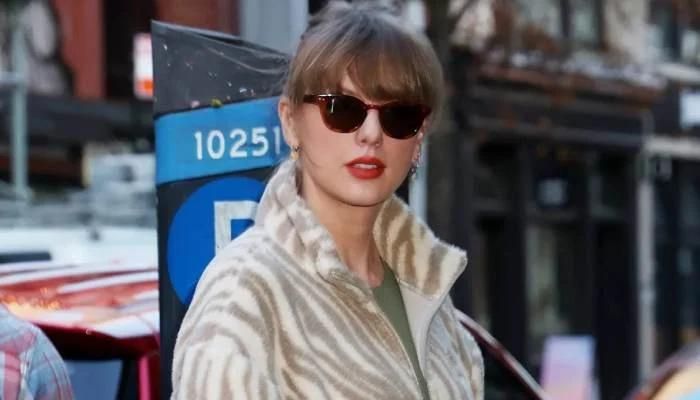 Taylor Swift Enters the Recording Studio in Fierce Animal Print