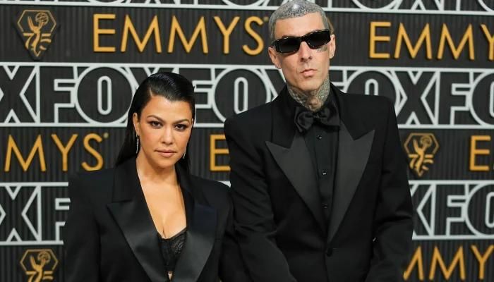 Kourtney Kardashian and Travis Barker Pack PDA at the 2024 Emmy Awards