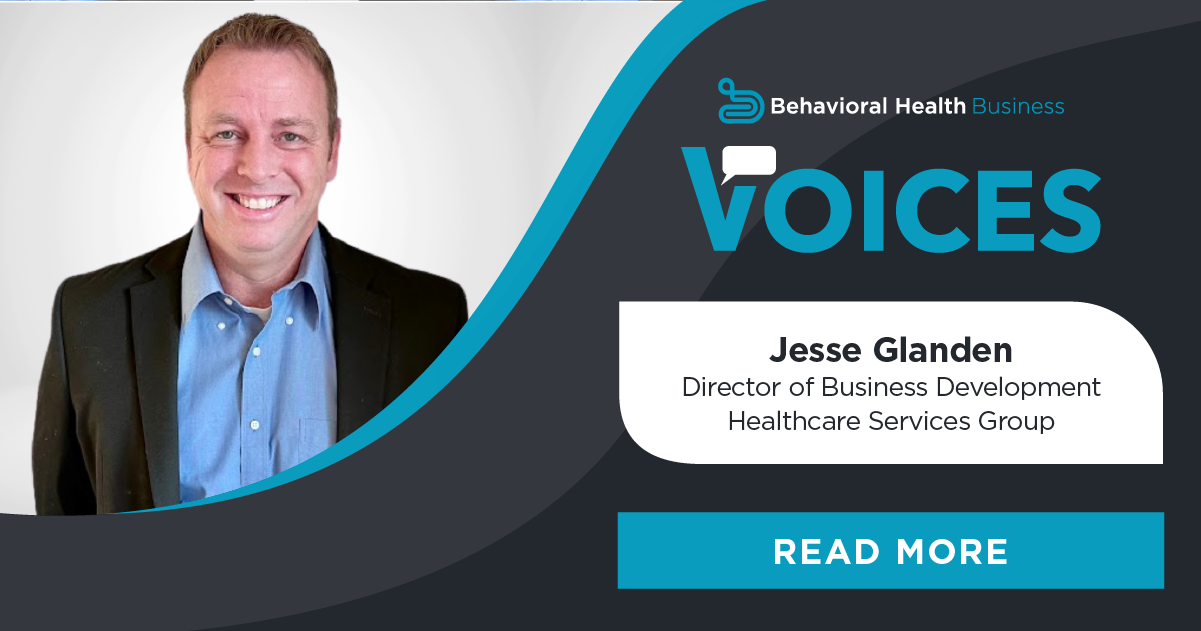 Voices: Jesse Glanden, Director of Business Development, Healthcare Services Group