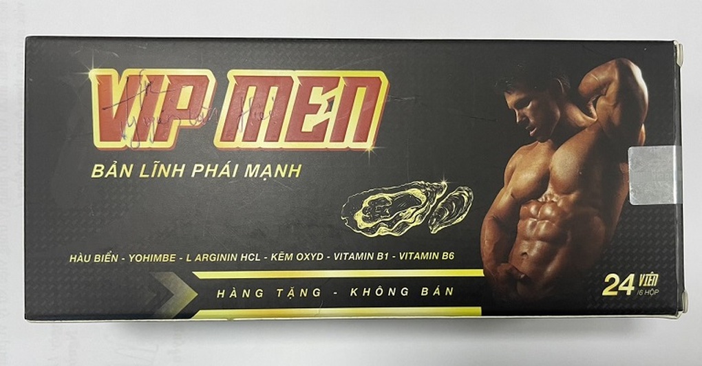 Sản phẩm sinh lý nam VIP MEN bị thu hồi