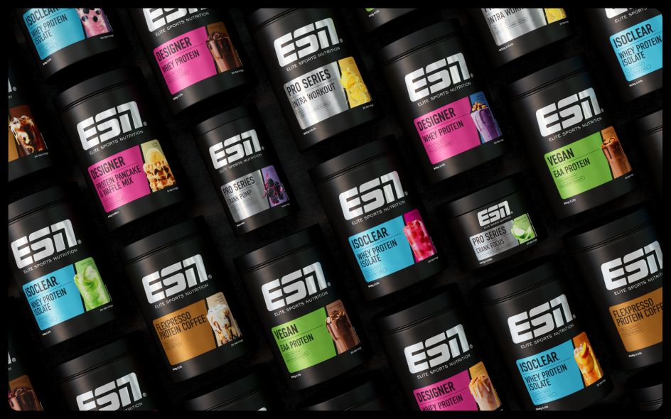 Robot Food creates winning rebrand for sports nutrition leader ESN