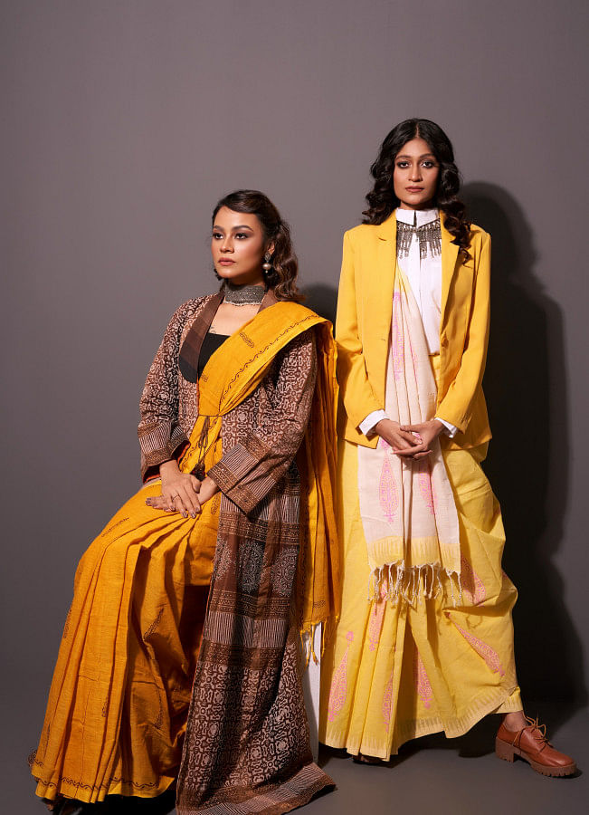 Draping through time: Contemporary twists on the classic sari