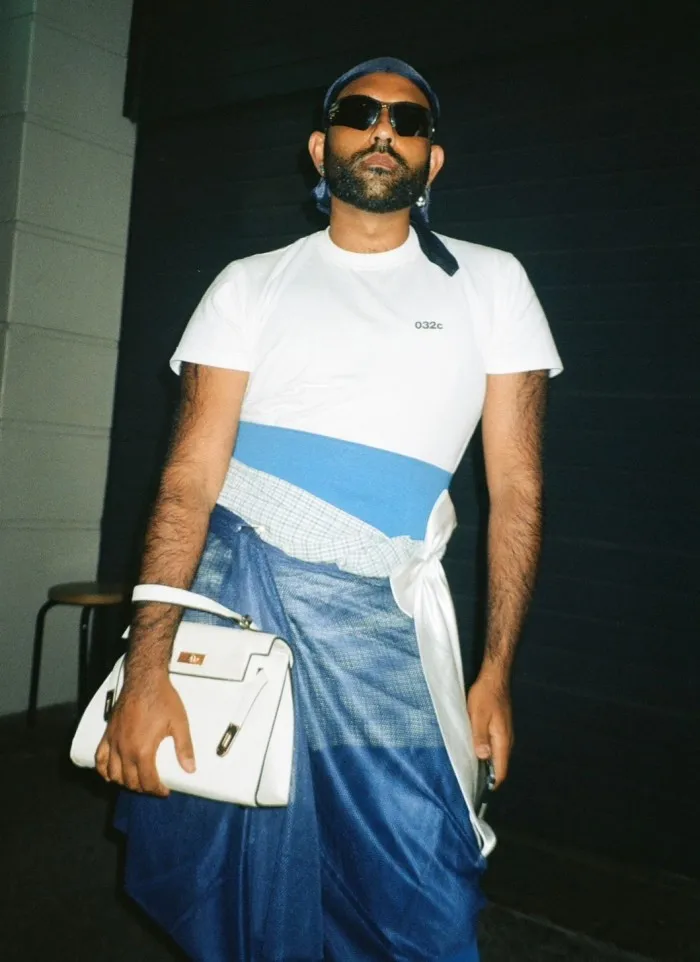 Artist Githan Coopoo in Cape Town, November 2023