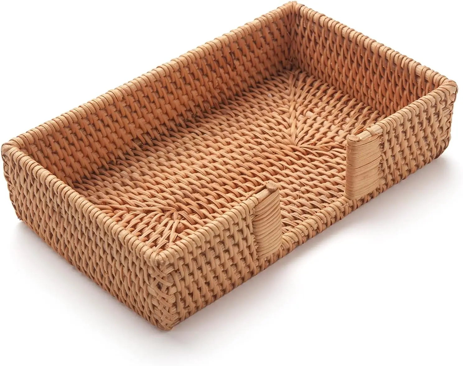 YANGQIHOME Rattan Napkin Holder Rectangle