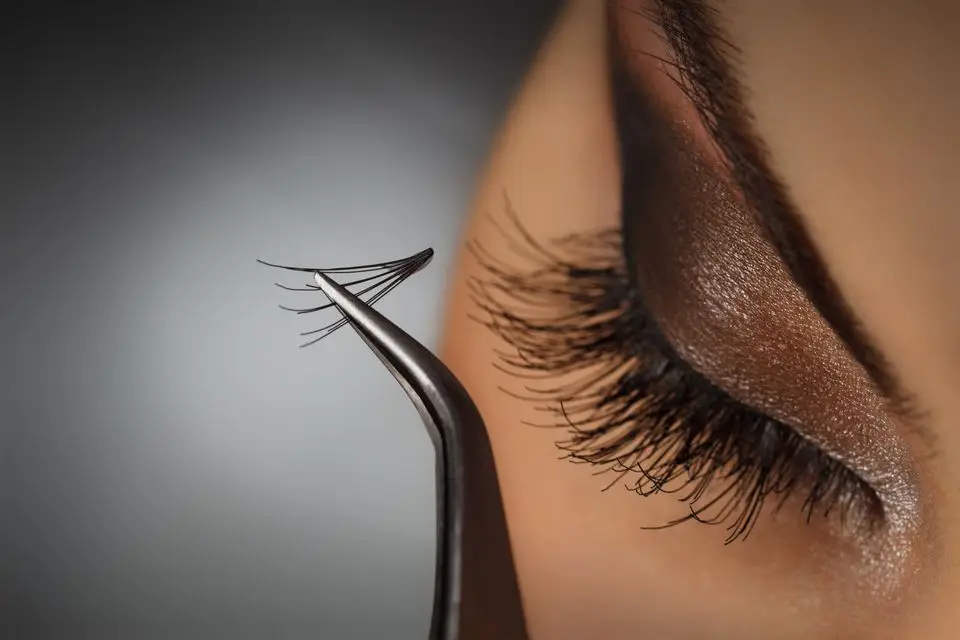 Over-exaggerated fake lashes are out