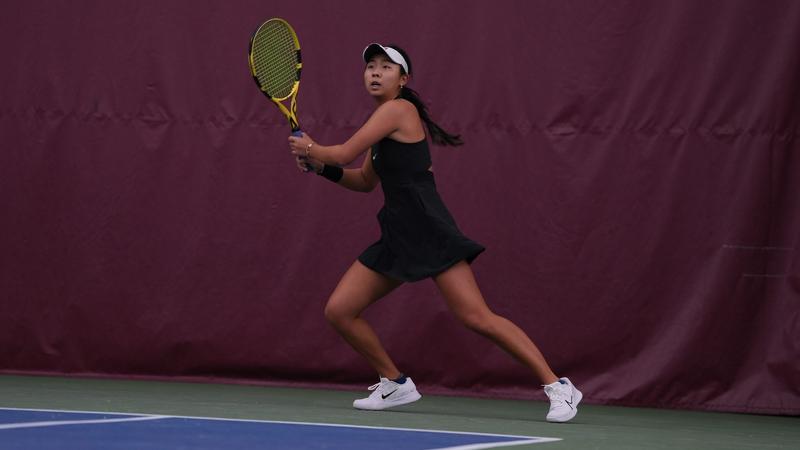 Women’s Tennis Falls to Texas A&M in First Match of the Weekend